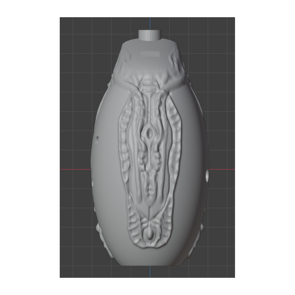 Ocarina Doppia Camera STL in Re Minore Pentatonico – File per Stampa 3D - immagine 4